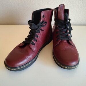 Dr. Martens Air Ware Womens Genuine leather red boots size 7 US